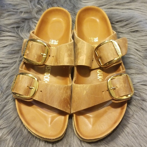 birkenstock big buckle oiled leather